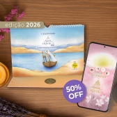 Kit Calendário Agenda Crística 2026 + Lunações 2026 arq digital