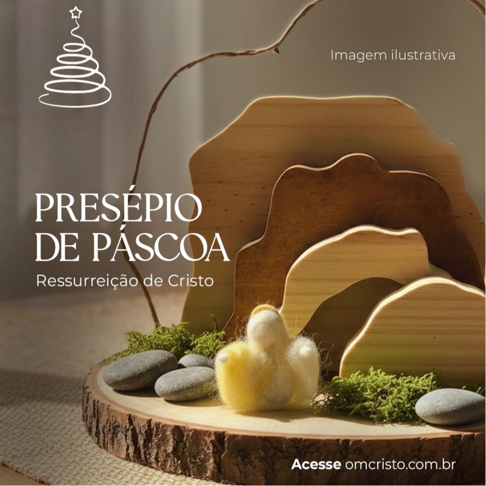 Presépio de Páscoa, Ressurreição + Calendário brinde